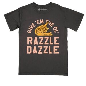 Lucy Jaynes Black 'Razzle Dazzle' Graphic Tee